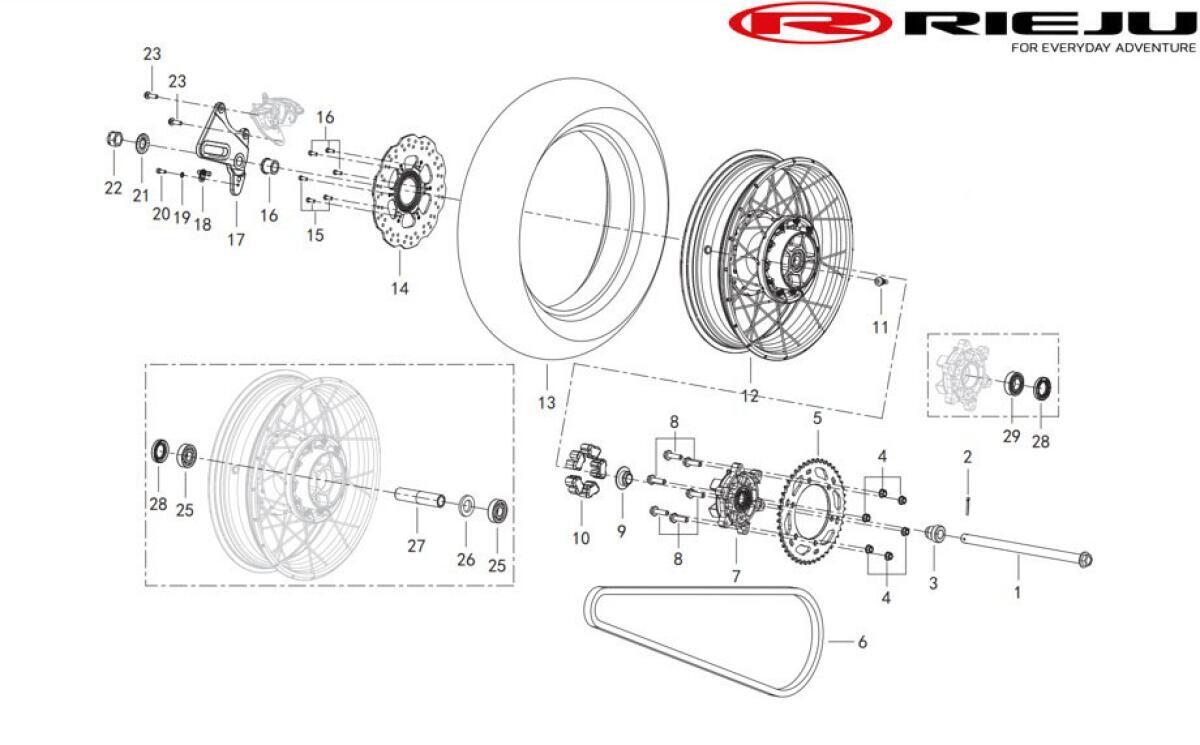 ROUE ARRIÈRE