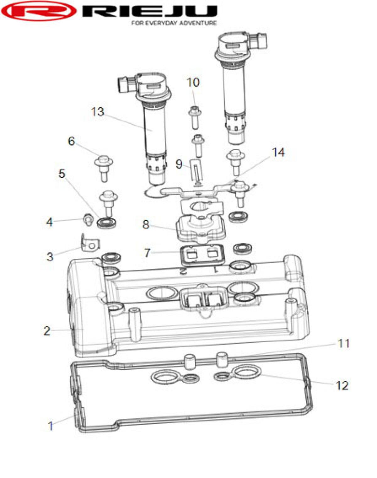 ENSEMBLE DU CACHE CULBUTEUR