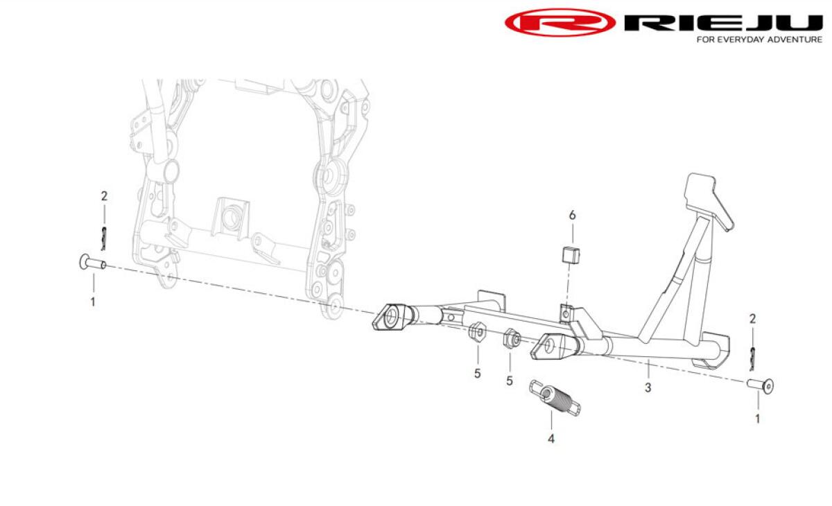 BÉQUILLE CENTRAL
