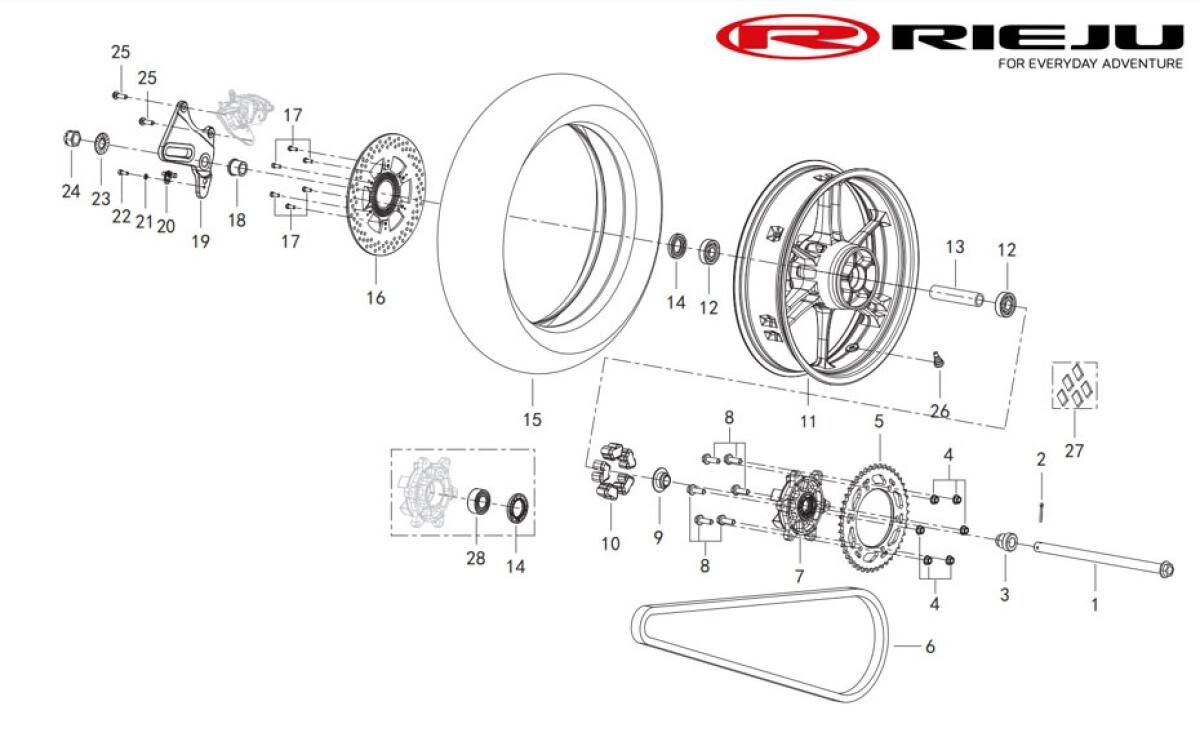 ROUE ARRIÈRE