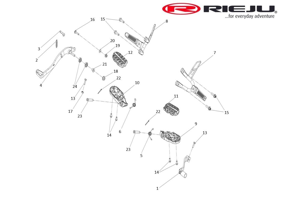 REPOSE-PIEDS - LEVIERS