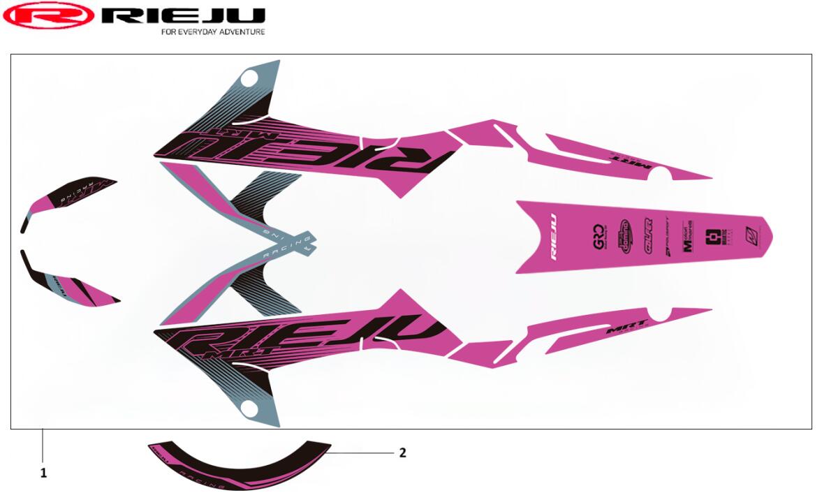 JEU AUTOCOLLANTS GRIS ROSE