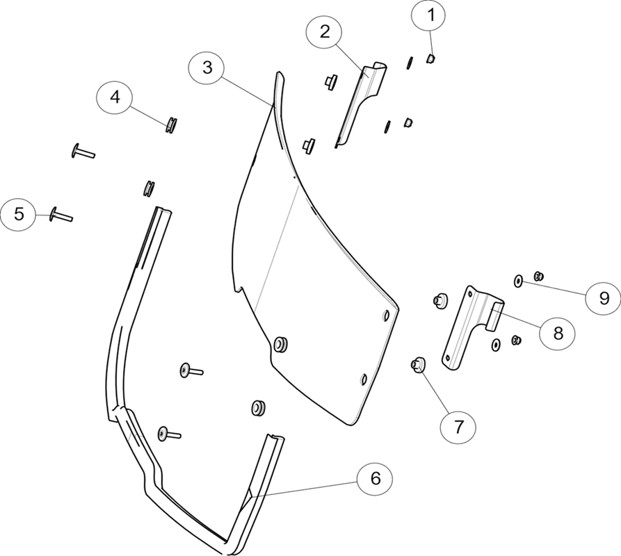 DEMI-PARE-BRISE (OPTION)