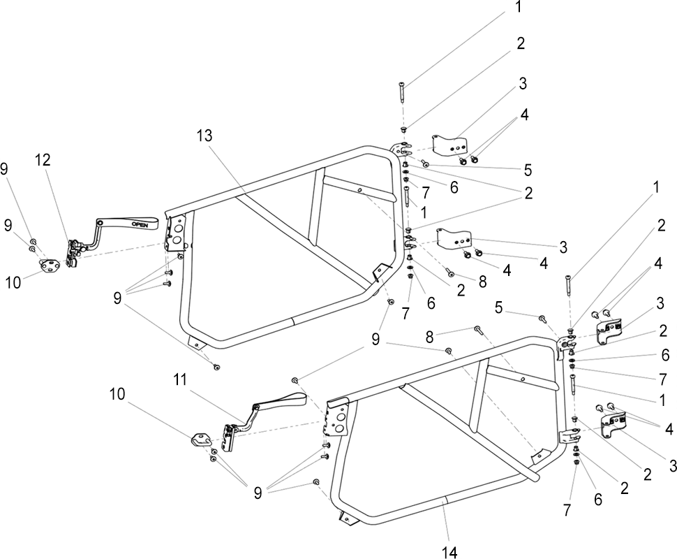 ARMATURES DE PORTE