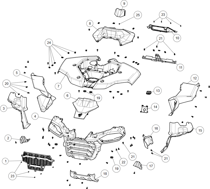 CARROSSERIE AVANT