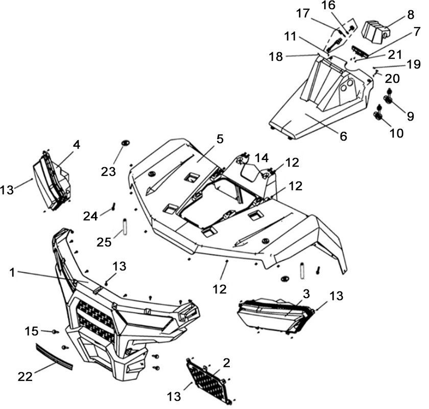 CARROSSERIE AVANT