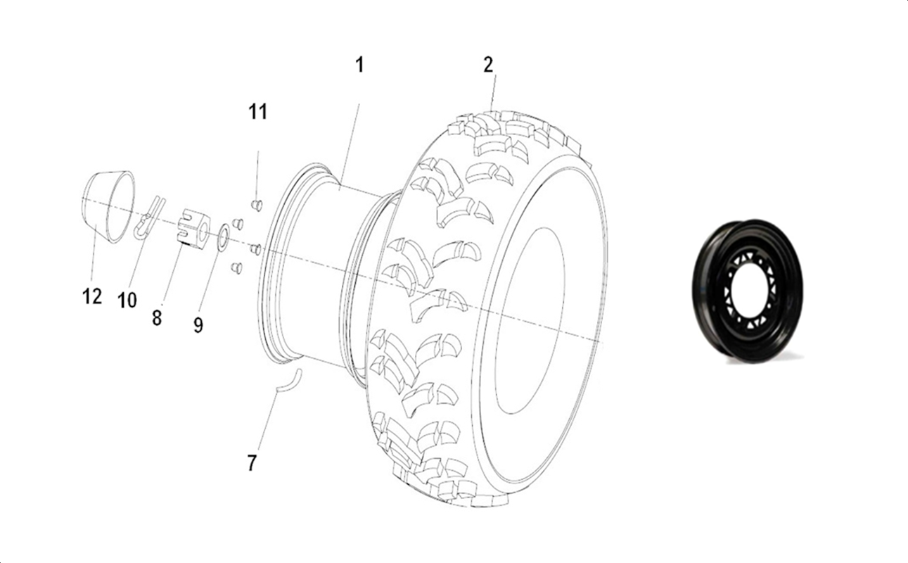 ROUES AVANT