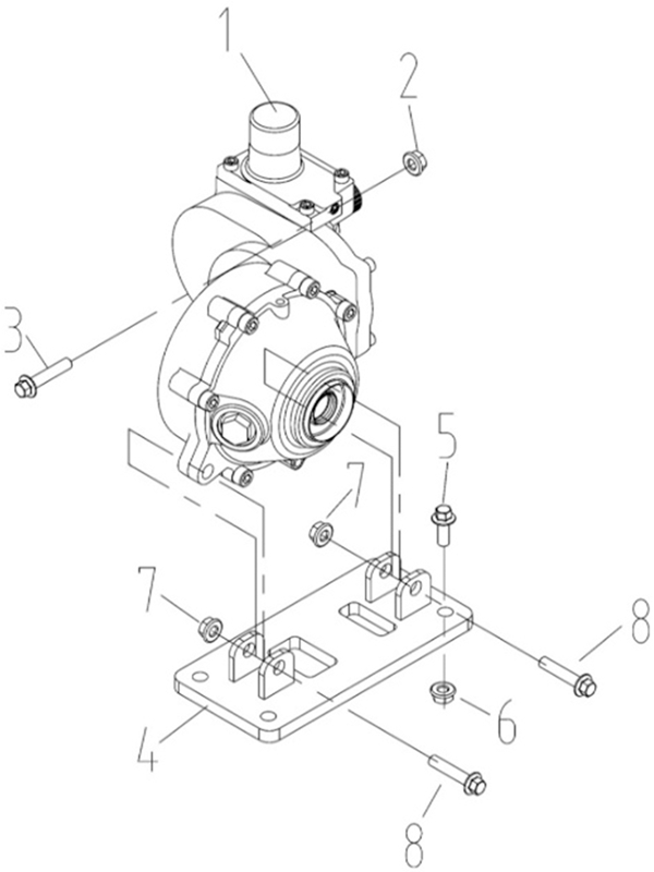 SUPPORTS PONT AVANT 4X4