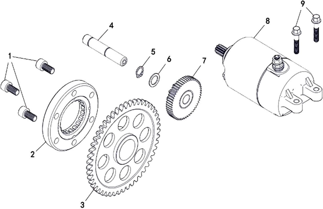 ROUE LIBRE DE DEMARREUR