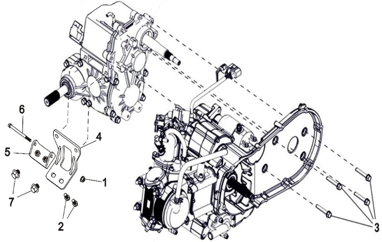 ENSEMBLE MOTEUR / TRANSMISSION