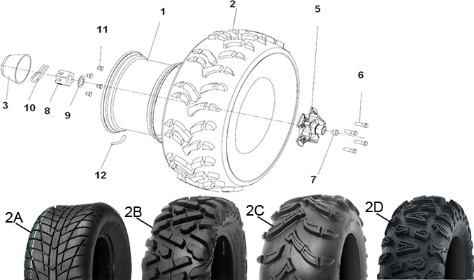 ROUES ARRIERE