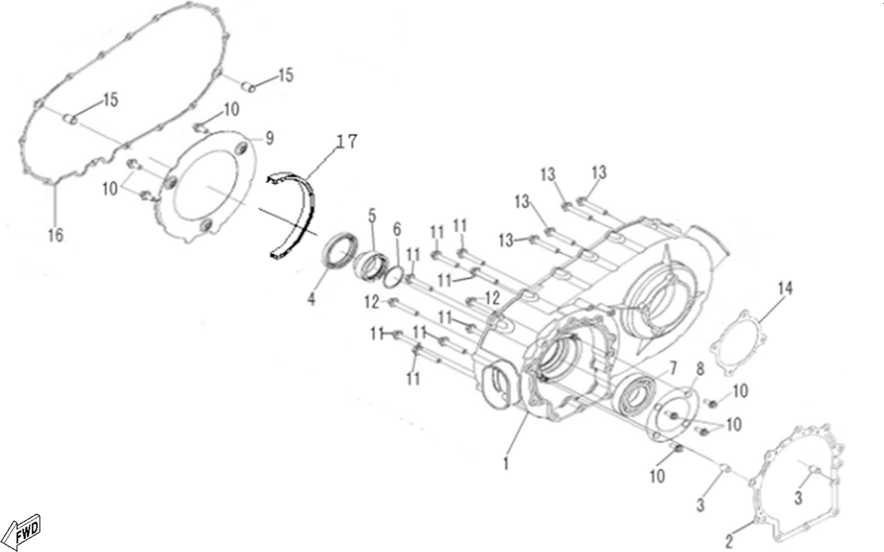 CARTER VARIATEUR