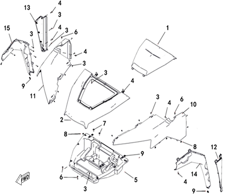 CARROSSERIE AVANT