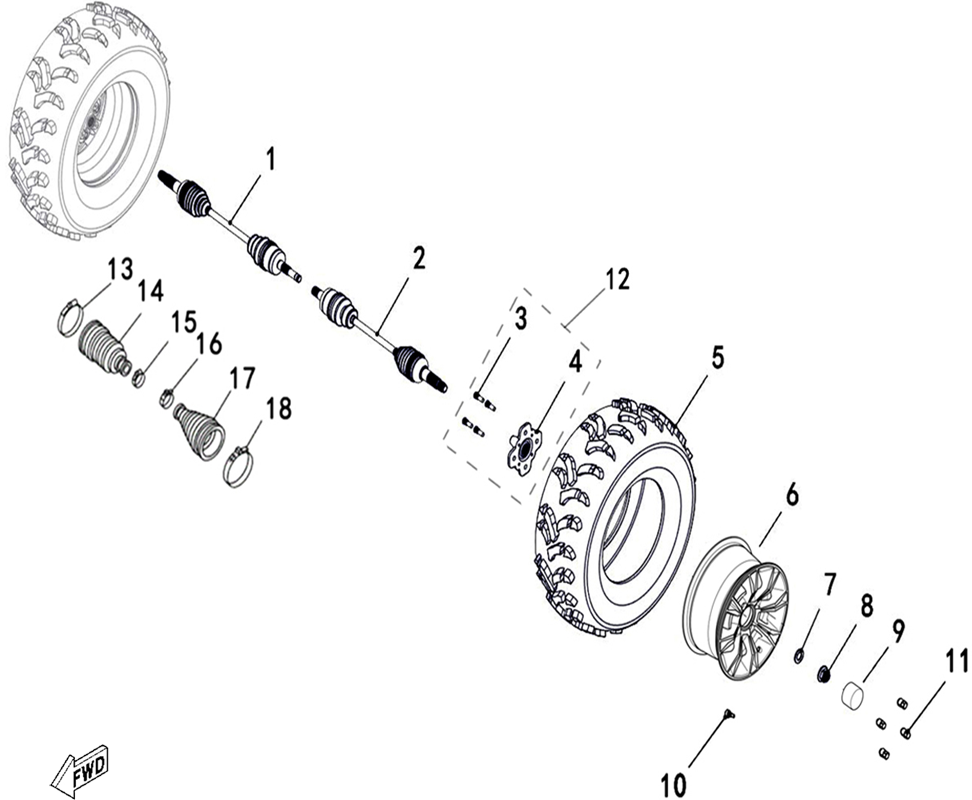 ROUES AVANT