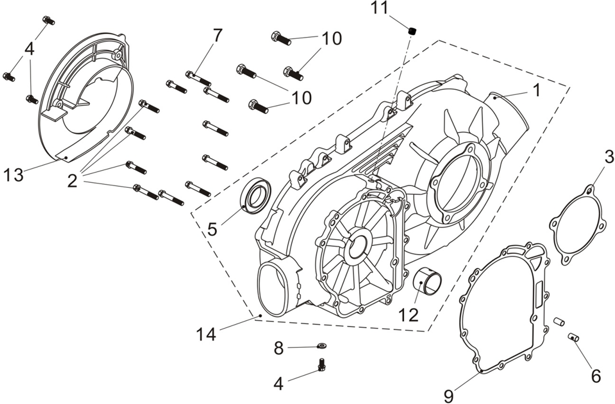 CARTER VARIATEUR