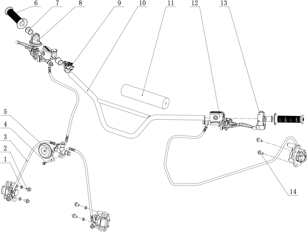GUIDON ET SYSTEME DE FREINAGE