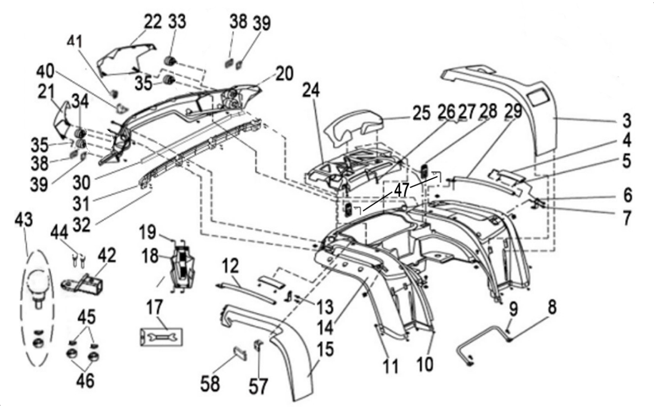 CARROSSERIE ARRIERE