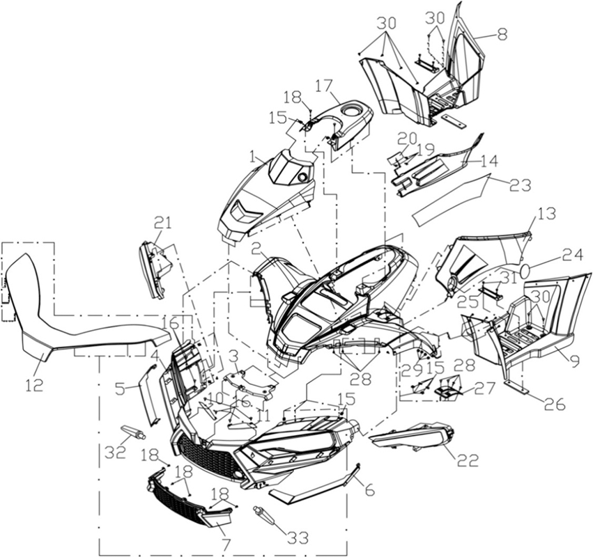 CARROSSERIE AVANT
